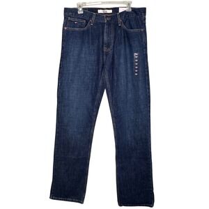 Tommy Hilfiger Classic Fit Straight Leg Denim Blue Jeans